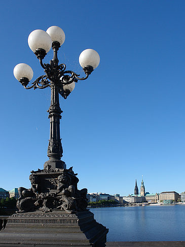 Laterne und Binnenalster Foto 