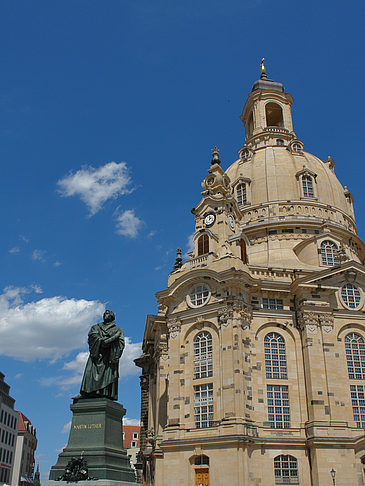 Foto Frauenkirche und Lutherdenkmal