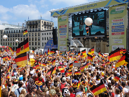 Leinwand und Fans