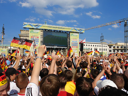 Leinwand und Fans Foto 