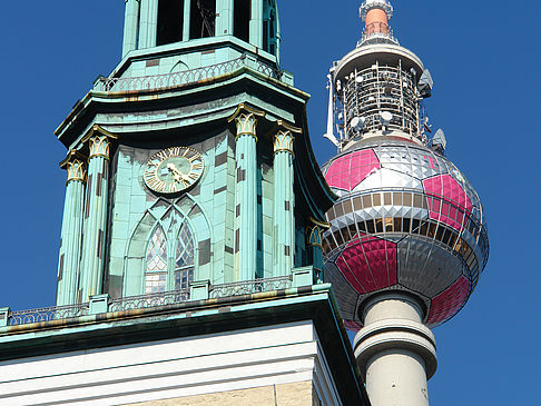 Fernsehturm und Marienkirche