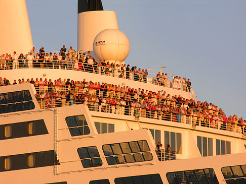 Queen Mary 2 Nahaufnahme