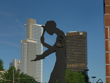Hammering Man Foto 