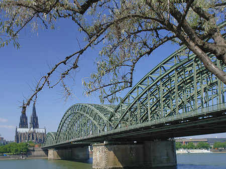 Hohenzollernbrücke am Kölner Dom